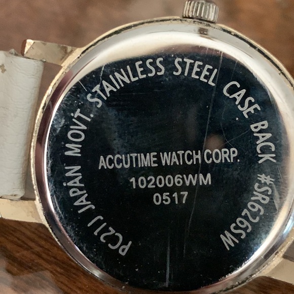 WristWatch Accutime Watch Corp Analog 102006WM 0517 SR626SW Women Ladies PC21J - Picture 6 of 8